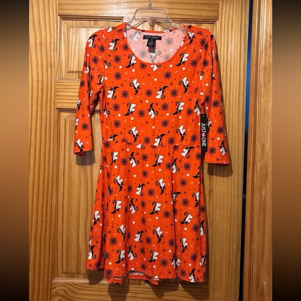 NWT Novelty Halloween Unicorn skater dress sz M